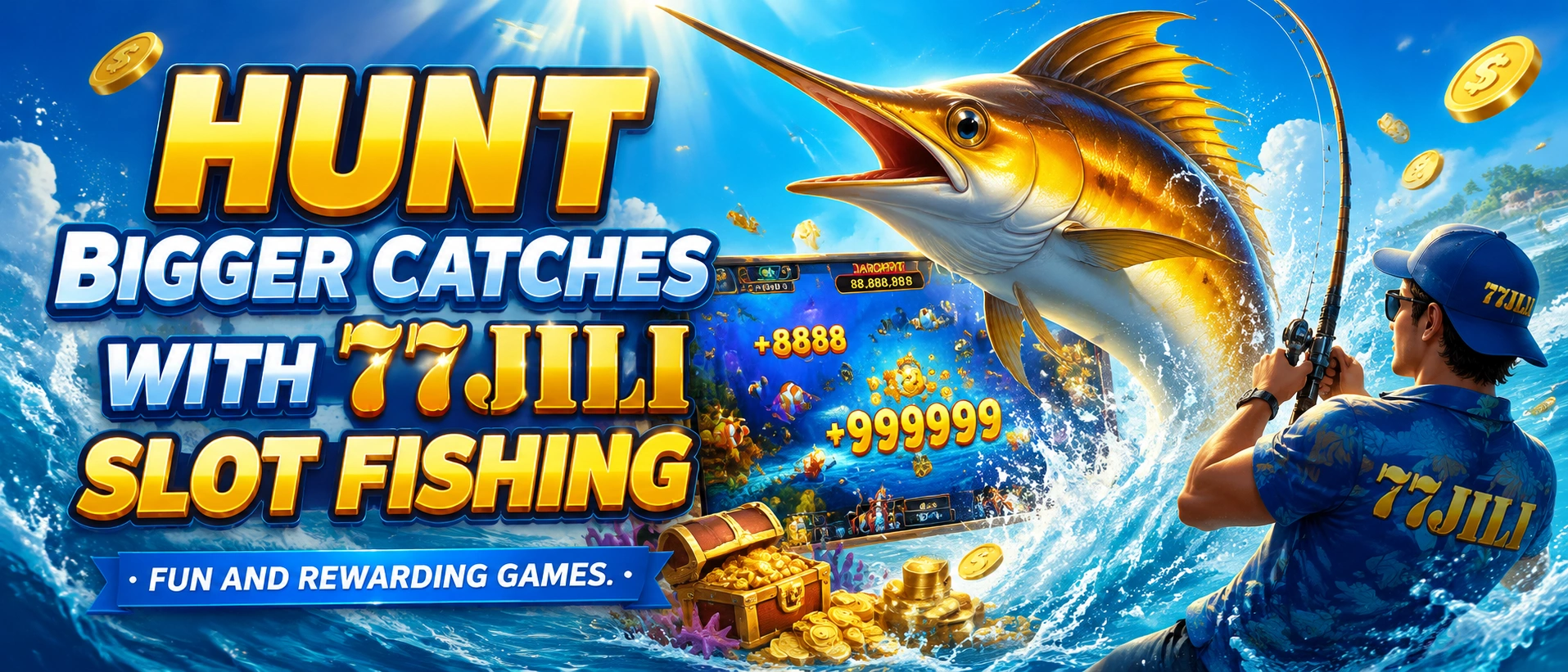 77JILIA fish game visual emphasizing quick room browsing